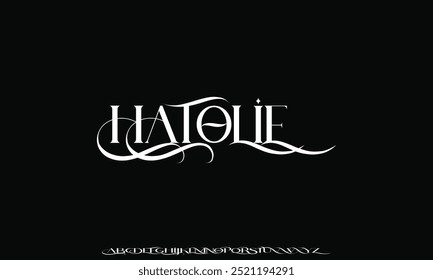 Elegant alphabet letters font. Typography luxury classic lettering serif fonts decorative wedding vintage retro logos.