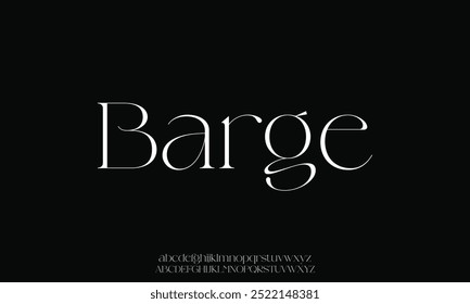 Fonte e número do logotipo com letras alfabéticas elegantes. Luxo Clássico Moderno Serif Lettering Moda Mínima. Fontes de decoração de tipografia para branding, casamento, logos. ilustração vetorial