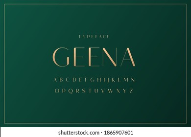 Elegant alphabet letters serif font and number. Luxury Classic Lettering Minimal Fashion. Typography fonts regular uppercase and numbers. vector illustration