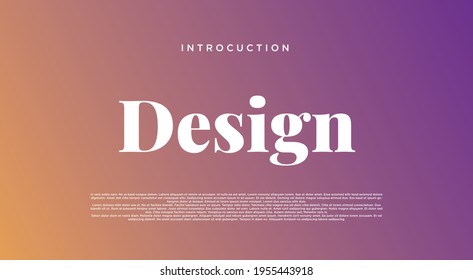 Elegant alphabet letters serif font and number. Classic Lettering Minimal Fashion. Typography fonts regular uppercase, lowercase and numbers. vector illustration