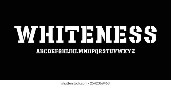 elegante alfabeto serif fonte decorativa, letras clássicas perfeitas para logotipos, convites de casamento, ou design de moda e revista, letras e números, ilustração vetorial 10EPS