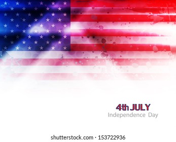 elegant american flag theme background design for independence day. vector illustration