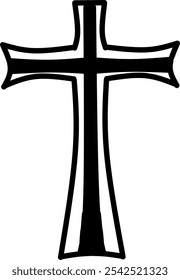 An elegant ancient work cross