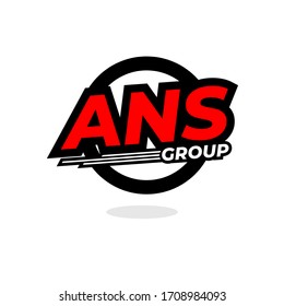 Elegant ANS GROUP Vector Logo eps.10