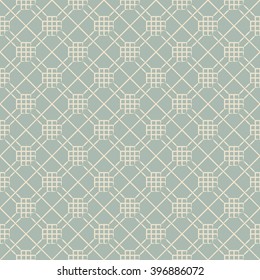 Elegant antique background image of check polygon cross line