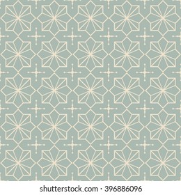Elegant antique background image of elegant cross line star flower