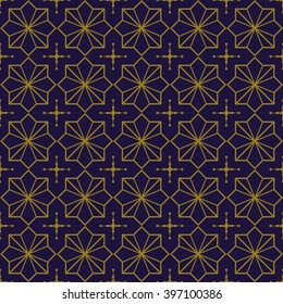 Elegant antique background image of elegant cross line star flower