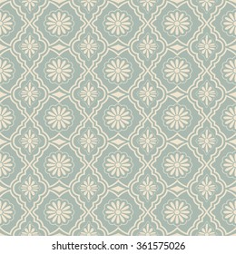 Elegant antique background image of flower geometry pattern.
Antique background image patterns can be used for wallpaper, web page background, surface textures.
