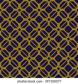 Elegant antique background image of polygon check geometry