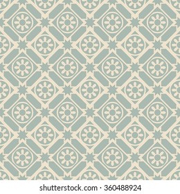 Elegant antique background image of round flower star check pattern.
Antique background image patterns can be used for wallpaper, web page background, surface textures.
