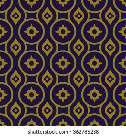 Elegant antique background image of round geometry flower pattern.
Antique background image patterns can be used for wallpaper, web page background, surface textures.
