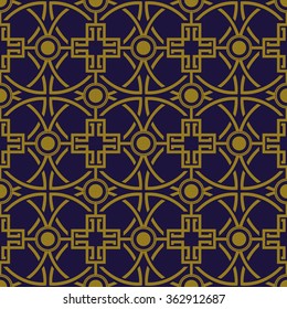 Elegant antique background image of round cross frame line pattern.
Antique background image patterns can be used for wallpaper, web page background, surface textures.
