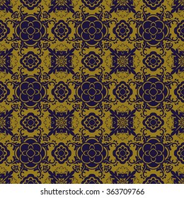 Elegant antique background image of round flower kaleidoscope pattern.
Antique background image patterns can be used for wallpaper, web page background, surface textures.
