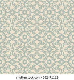 Elegant antique background image of spiral leaf round flower pattern.
Antique background image patterns can be used for wallpaper, web page background, surface textures.
