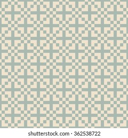 Elegant antique background image of square cross mosaic pattern.
Antique background image patterns can be used for wallpaper, web page background, surface textures.
