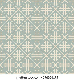 Elegant antique background image of vintage check cross frame
