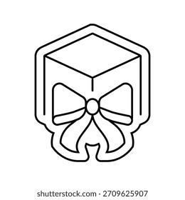 elegante Aussehen Linie Symbol Vektor. elegantes Erscheinungsbild. isoliertes Kontursymbol, schwarze Illustration