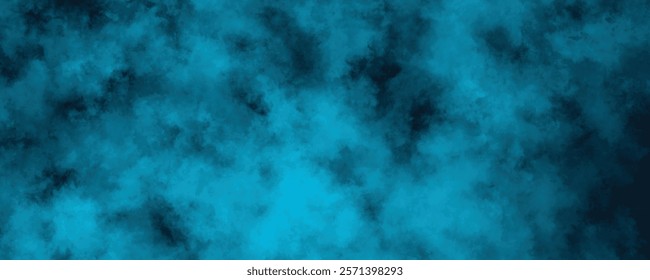 Elegant Aqua and Teal Tones Flowing in a Dreamlike Abstract Formation, Evoking the Gentle Motion of Water and Waves
