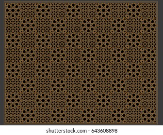 Elegant Arab culture Ornaments include Geometric seamless ornament vector illustration of islamic texture. also suitable for wallpaper Decor art