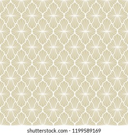 Elegant Arabesque Seamless Pattern. Geometric Stylish Texture. Abstract Retro Vector Texture.