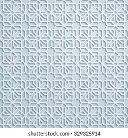 Elegant arabic geometric pattern