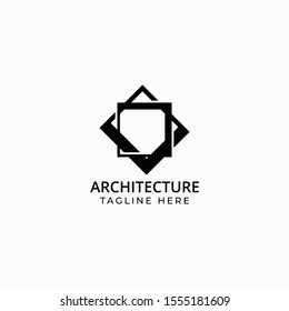 elegant architecture logo vector concept with simple, unique and luxury styles