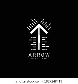 Elegant Arrow logo template, Fast Cursor logo designs concept, Abstract business logo icon design template.