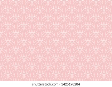 Elegant Art Deco Vector Background. Seamless Abstract Pattern. Vintage Illustration.