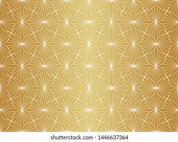 Elegant Art Deco Vector Background. Seamless Abstract Pattern. Vintage Illustration.