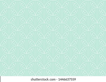 Elegant Art Deco Vector Background. Seamless Abstract Pattern. Vintage Illustration.