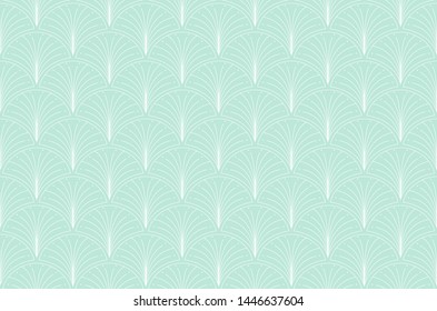 Elegant Art Deco Vector Background. Seamless Abstract Pattern. Vintage Illustration.