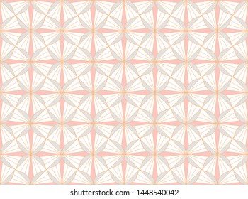 Elegant Art Deco Vector Background. Seamless Abstract Pattern. Vintage Illustration.