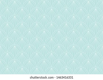 Elegant art nouveau seamless pattern. Abstract minimalist background. Geometric art deco texture.