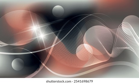 Elegant art wallpaper in pastel colors. Excellent background for decorating pages in social networks, posters, presentations, outdoor advertising and other your projects. Vector.