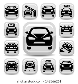 Elegant Auto Icons Set Created For Mobile, Web And Applications.