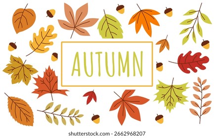 Elegant autumn background designed with soft gradients and falling leaves in aesthetic form