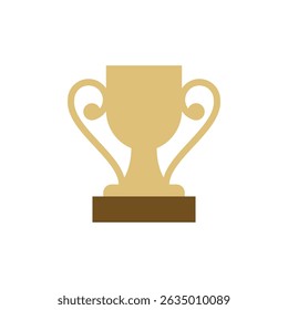 Elegant Award Symbol in Flat Style