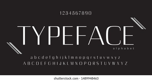 Elegant awesome alphabet letters font and number. Classic Lettering Minimal Fashion Designs. Typography fonts regular uppercase and lowercase. vector illustration