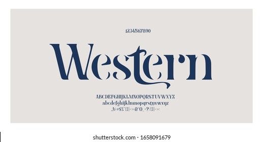 Elegant awesome alphabet letters font and number. Classic Lettering Minimal Fashion Designs. Typography fonts regular uppercase and lowercase. vector illustration
