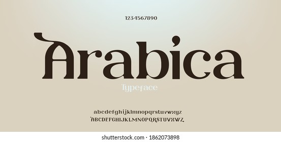 Elegant awesome alphabet letters font. unique serif font. Classic Lettering Minimal Fashion Designs. Typography fonts regular. vector illustration