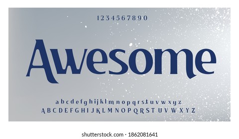 Elegant awesome alphabet letters font and number. unique serif font. Classic Lettering Fashion Designs. Typography fonts regular uppercase. vector illustration