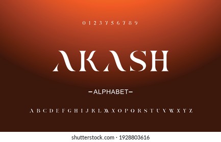 Elegant awesome alphabet letters font and number. Classic Lettering Abstract Designs. Typography fonts regular uppercase. vector illustration