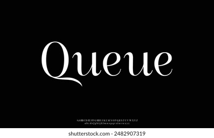 Elegant awesome alphabet letters font and number. unique serif font. Classic Lettering Minimal Fashion Designs. Typography fonts regular uppercase and lowercase.