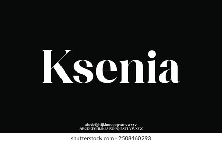 Elegant awesome alphabet letters font and number. unique serif font. Classic Lettering Minimal Fashion Designs. Typography fonts regular uppercase and lowercase. vector illustration