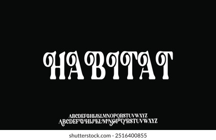 Elegante incrível alfabeto letras fonte e número. fonte única serif. Clássico Lettering minimal Fashion Designs. Fontes tipográficas normais maiúsculas e minúsculas. ilustração vetorial