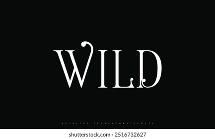 Elegant awesome alphabet letters font and number. unique serif font. Classic Lettering Minimal Fashion Designs. Typography fonts regular uppercase and lowercase. vector illustration