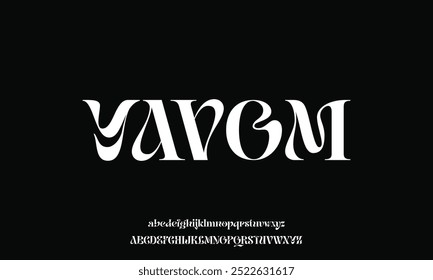 Elegant awesome alphabet letters font and number. unique serif font. Classic Lettering Minimal Fashion Designs. Typography fonts regular uppercase and lowercase. vector illustration