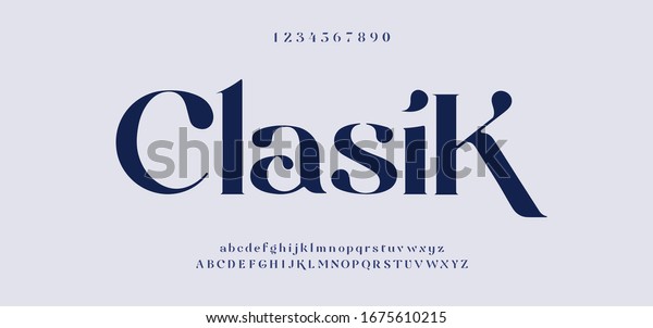 Elegant\
awesome alphabet letters font and number. unique serif font.\
Classic Lettering Minimal Fashion Designs. Typography fonts regular\
uppercase and lowercase. vector\
illustration