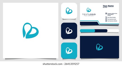 Elegant B Letter Logo Design with Rounded Shapes for Modern Business Identity