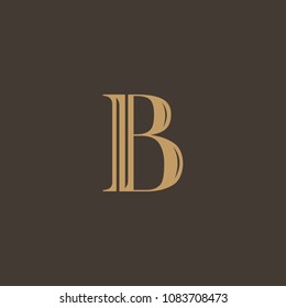 Elegant B Logo Vector Stock Vector (Royalty Free) 1083708473 | Shutterstock